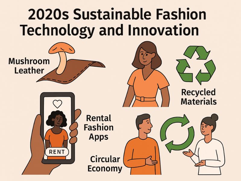 "2020s sustainable fashion innovation and circular economy"