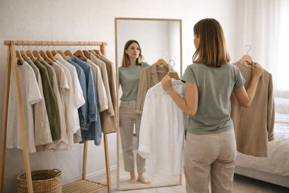 budget friendly sustainable wardrobe outfit planning