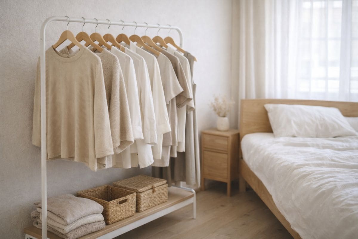 sustainable fashion guide minimalist wardrobe setup
