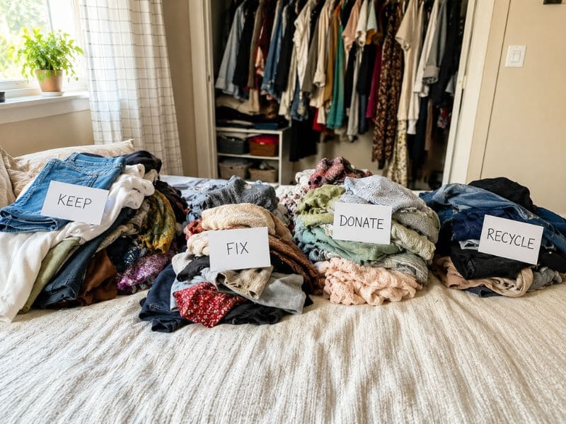 How to Start a Sustainable Wardrobe on a Budget (7 Realistic Steps)